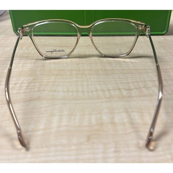 NEW Salvatore Ferragamo SF2864 690 Light Beige Cat Eye Women\'s Eyeglasses Luxury main image 6
